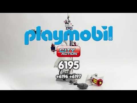 PLAYMOBIL  Cohete con Plataforma de Lanzamiento 6195