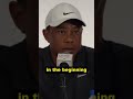 Tiger Woods on which tournaments he wants to play in 2023 #shorts