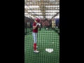 Logan Hollingsworth hitting