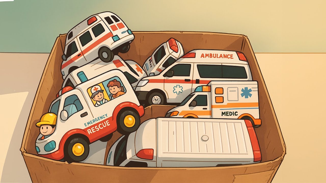 【最速チャレンジ】救急車ブーン！どこまで走れる？🏥 Ambulance speed challenge!