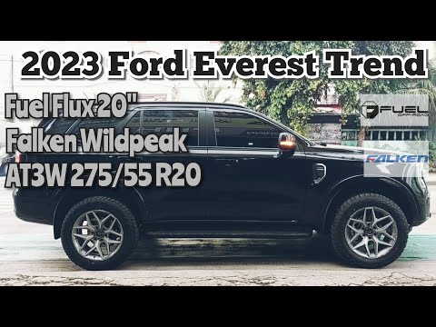 Fuel Flux 20" w/ Falken Wildpeak AT3W 275x55 R20 on 2023 Ford Everest Trend @ RNH Tire Supply