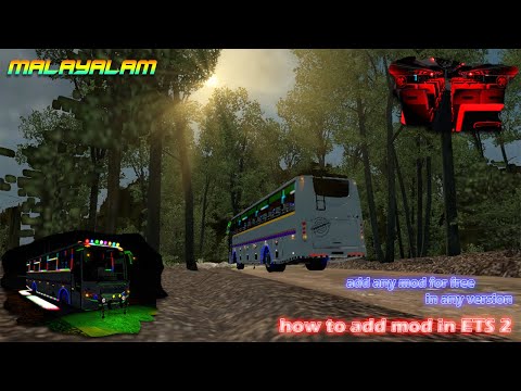 How to add mod in ETS2 in malayalam , in all versions detailed tutorial #etsmods #ets2 @#$%^&***()