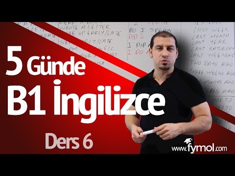 5 Günde B1 İngilizce öğreniyorum Ders 6 - En İyi Online İngilizce Kursu