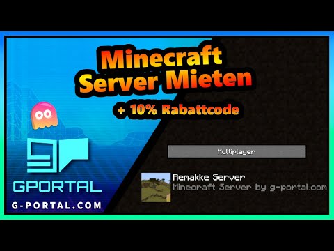 Minecraft Server Rent + Set + World Transfer + Mods |  GPortal Server + discount code