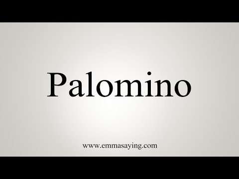 How To Say Palomino