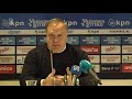 Dick Advocaat na Vitesse-Feyenoord (1-0): 'Je kunt moeilijk boos zijn'