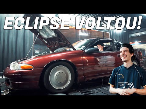 NOSSA ECLIPSE GSX TURBO ESTÁ DE VOLTA E DESCOBRIMOS SUA POTÊNCIA!