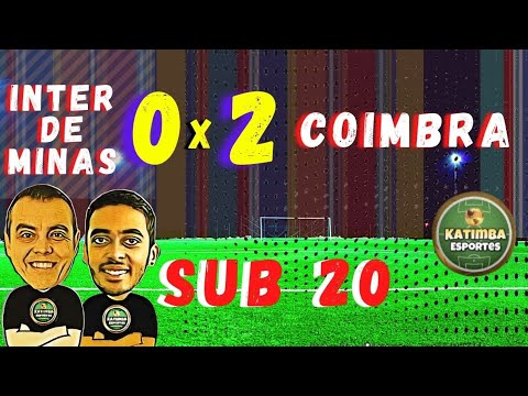 Inter de Minas 0 X 2 Coimbra gols e narração sem noção do sub 20
