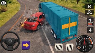 Accident Truck Crash Simulator Gameplay | Realistic Truck Driving 3D | Android Game