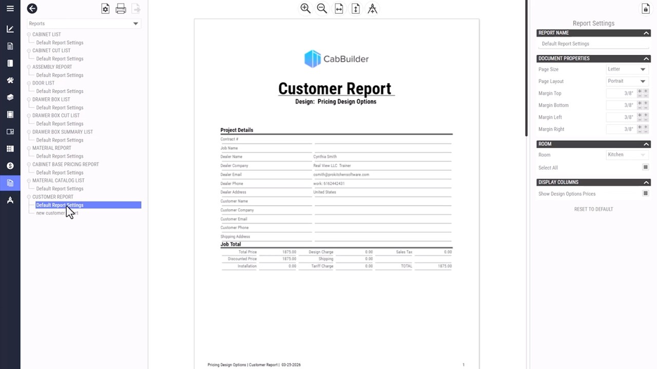 Pricing Design Options