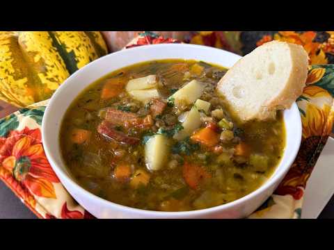 I Make This Cheap and Easy Soup Weekly During the Fall! ❤️ Lentil Soup Recipe