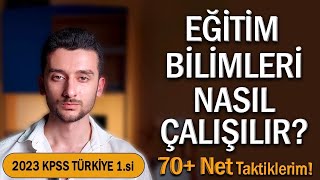 Eğitim Bilimlerinde 43 Netten 72,5 Nete Nasıl Çıktım? (Hoca ve Kaynak 