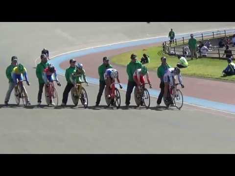 自転車競技　岩手国体　女子ケイリン　２回戦　４組目