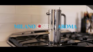 Milano Stella Aroma Stovetop Espresso Maker (8-Cup)