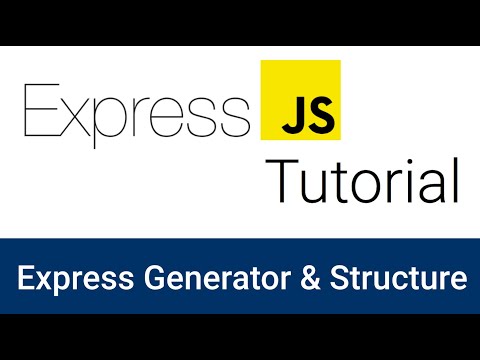 Express Application Generator Tutorial – OARGV