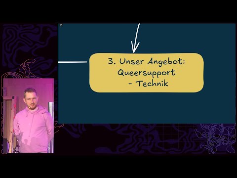 Video Thumbnail: 38C3 eng - Queersupport - weil junge Queers ein offenes Ohr brauchen!