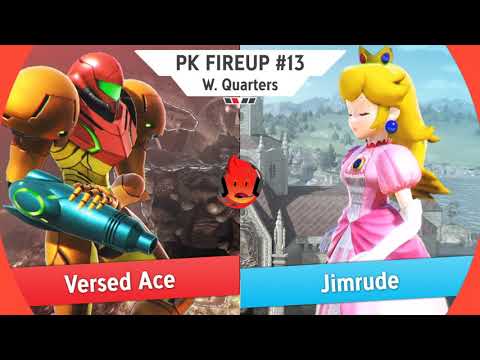 Versed Ace (Samus, ROB) vs Jimrude (Peach) - PK Fireup #13 Winners Quarter Finals