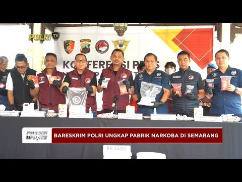 PRESISI UPDATE: GEREBEK PABRIK NARKOBA DI BANYUMANIK, SEMARANG 05/04/2024 08.00