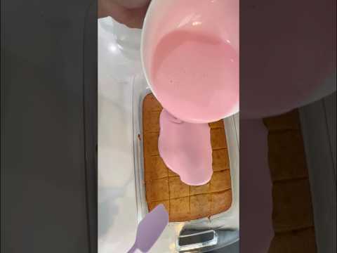 Pink Mexican Cortadillo Cake #cake #baking #satisfyingvideos #shorts #delicious