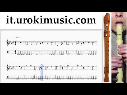 Corso di Flauto Dolce B. Demi Lovato - Tell Me You Love Me Tablature Tab Parte#1 Esercita um-i276