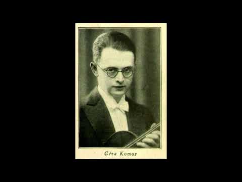 Géza Komor spielt den Walzer „Dorfkinder“ aus Zigeunerprimas (Emmerich Kalman)