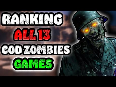 ALL 13 COD Zombies Games RANKED (WAW-BO7)