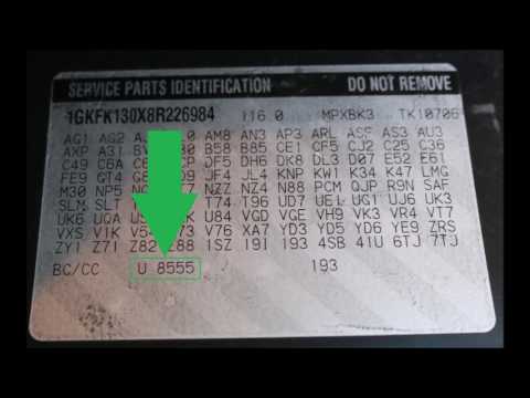 How to Find Your GMC Paint Code