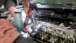 FORD 3.5L DOHC TIMING CHAINS & WATER PUMP (REMOVAL & CLEANING)