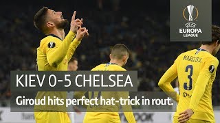 Dynamo Kiev vs Chelsea (0-5) | UEFA Europa League Highlights