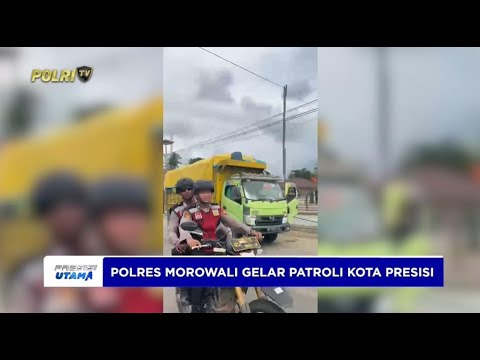 POLRES MOROWALI GELAR PATROLI KOTA PRESISI CEGAH PREMANISME DAN JAGA IKLIM INVESTASI