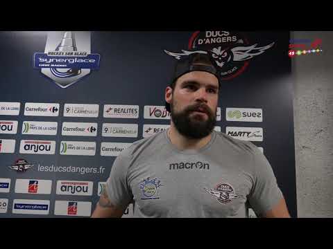 La réaction de Danick BOUCHARD : Angers - Strasbourg (5-2).