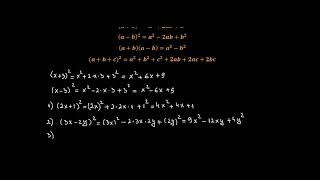 Formule de calcul prescurtat