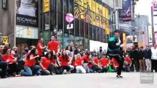 Wells Fargo Flash Mob -- Times Square.flv