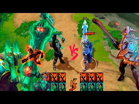 Why is Wraith King stronger?  Wraith King 1 VS 1 Sven