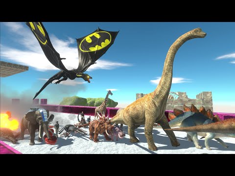 Escape from BATMAN DRAGON - Escape from Monster - Animal Revolt Battle Simulator