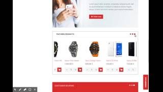 Moderna Store Virtuemart Template video Demo