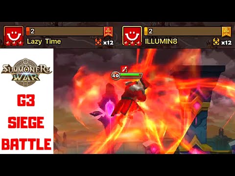 NEW Defence Featuring SF Unit ?? - High G3 Siege - GOAT v Lazy Time v ILLUMIN8 - Summoners War