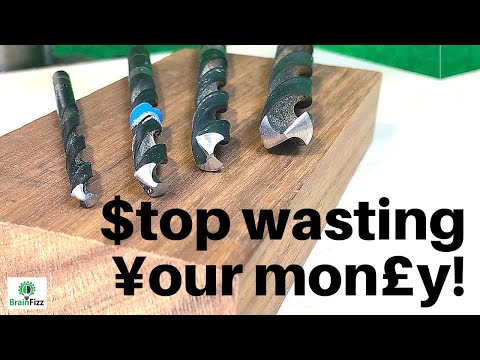 Part of a video titled Sharpen your drill bits by hand | A quick how to. - YouTube