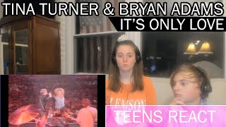 Teens Reaction - Tina Turner &amp; Bryan Adams ( It&#39;s Only Love )