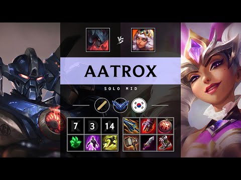 Aatrox Mid vs Qiyana - KR Diamond Patch 25.20