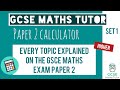 Every Topic On The Paper 2 GCSE Maths Exam June 2023 Higher Set 1 Edexcel AQA OCR