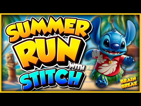 ☀️ Summer Run! Ft. Stitch ☀️ Summer Brain Break ☀️ Just Dance ☀️ Danny Go Noodle ☀️ Freeze Dance