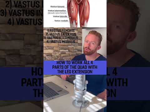 How to Work All 4 Muscles that Make Up the Quads with the Leg Extension Machine!