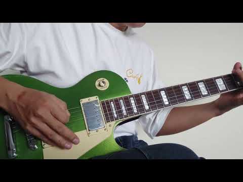 GROTE LESPAUL GREEN IRIDESCENSE Demo sound