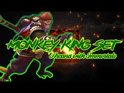 Monkey King Arcana with Demon Trickster Immortal Set + Golden Staff of Gun-yu
