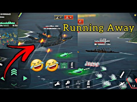 🤣They Are Running Away In Fear That I Will Attack!!! [Battle Of Warships]