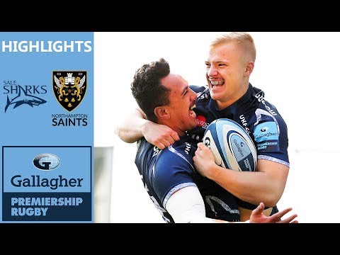 Solomona Dazzles With A Double | Sale Sharks v Northampton Saints | Gallagher Premiership Highlights