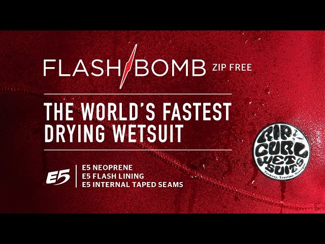 Rip Curl Flashbomb Search Langärmliger Free Zip Neoprenanzug 4/3mm