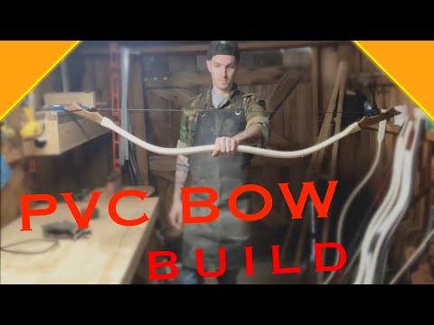 PVC Bow Build - From Start To Finish
