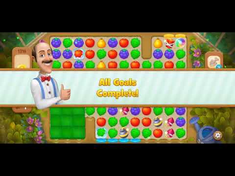 GardenScapes level 1311, 1312, 1314, 1315, 1316, 1317, 1318, 1319, 1320. No boosters